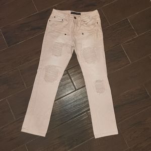 Brooklyn Laundry Midrise size 34 millennial pink skinny jeans